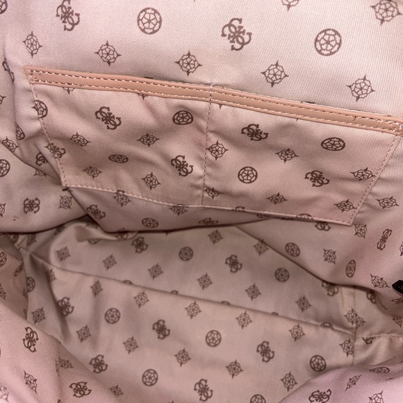 Rylan Monogram, Guess Top Zip Tote - Picture 5 of 11